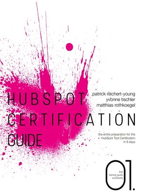 cover image of HubSpot Certification Guide